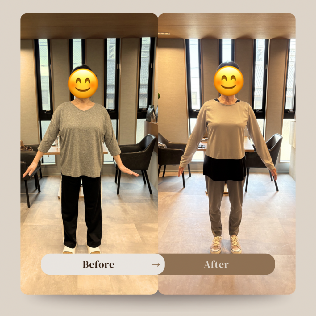 Beige Minimalist Before After Hair Salon Instagram Postのコピー