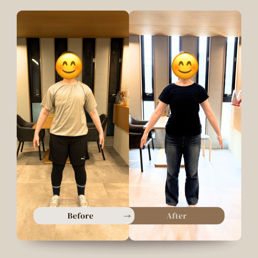 Beige Minimalist Before After Hair Salon Instagram Postのコピー